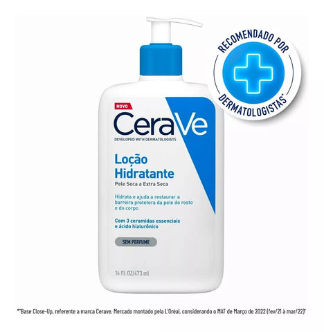 Loção hidratante Cerave Com Ácido Hialurônico Sem Perfume 473ml - Image 1